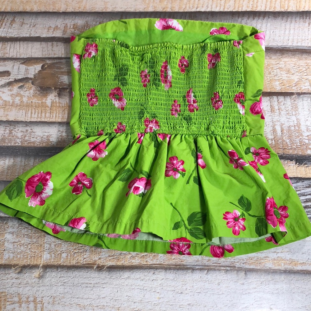 Hollister Floral Womens Halter Top Sz Medium - Picture 2 of 3